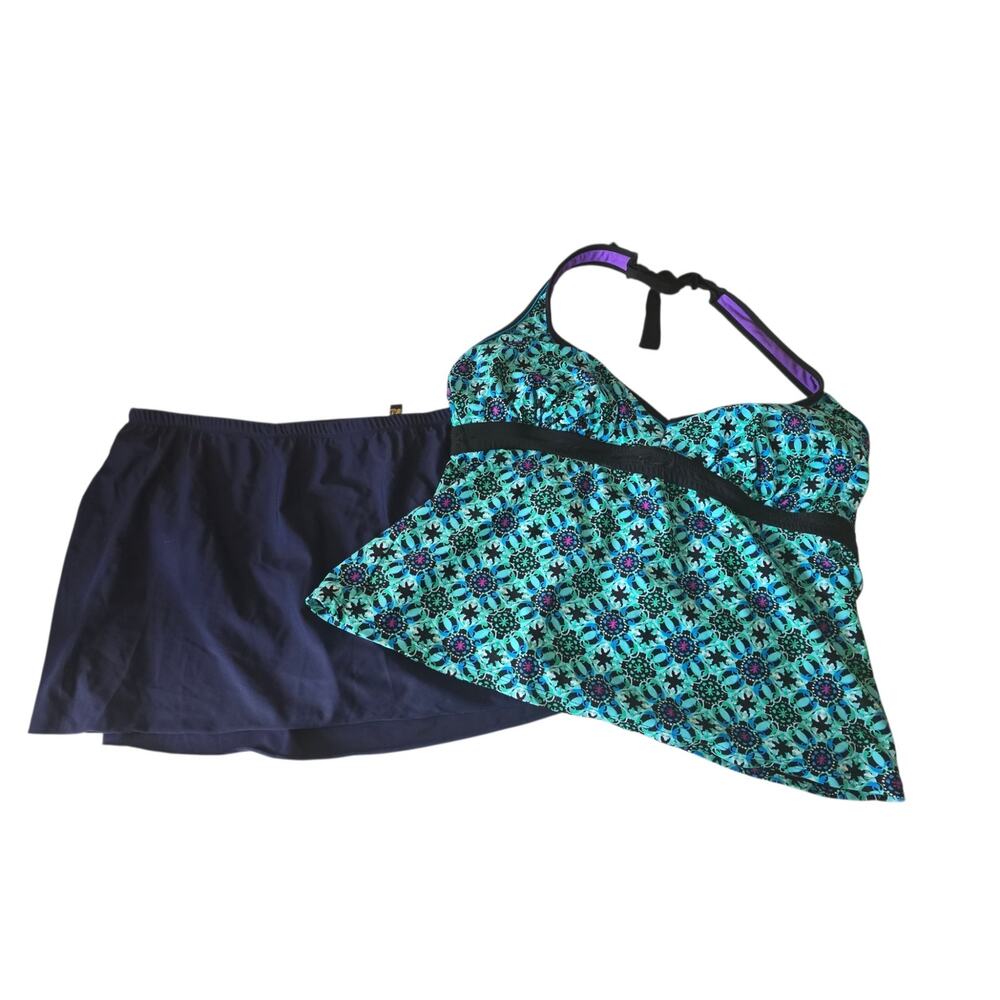 Beach Native 2 Piece Skirt Bottom Swim Suit Size 42C